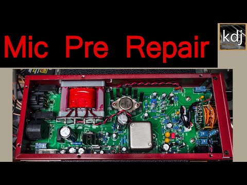 Golden Age Pre 73 Jr - Mic Preamp Repair - Broken Power Jack Replacement