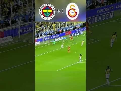 Fenerbahçe vs Galatasaray Maç Özeti 🔥🔥