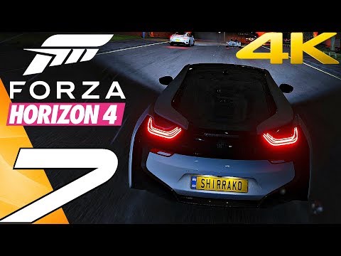 Forza Horizon 4 - Gameplay Walkthrough Part 7 - BMW i8 & Jaguar C-X75 [4K 60FPS ULTRA]