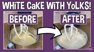 You Can Make White Cake With Egg Yolks!