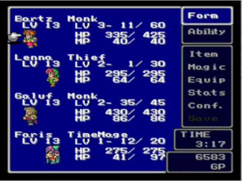 FFVPG Walkthrough: Part 17 - Waltz Castle