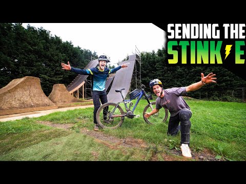 RIDING AND CRASHING THE WORST E-BIKE EVER!! STINK-E ep2