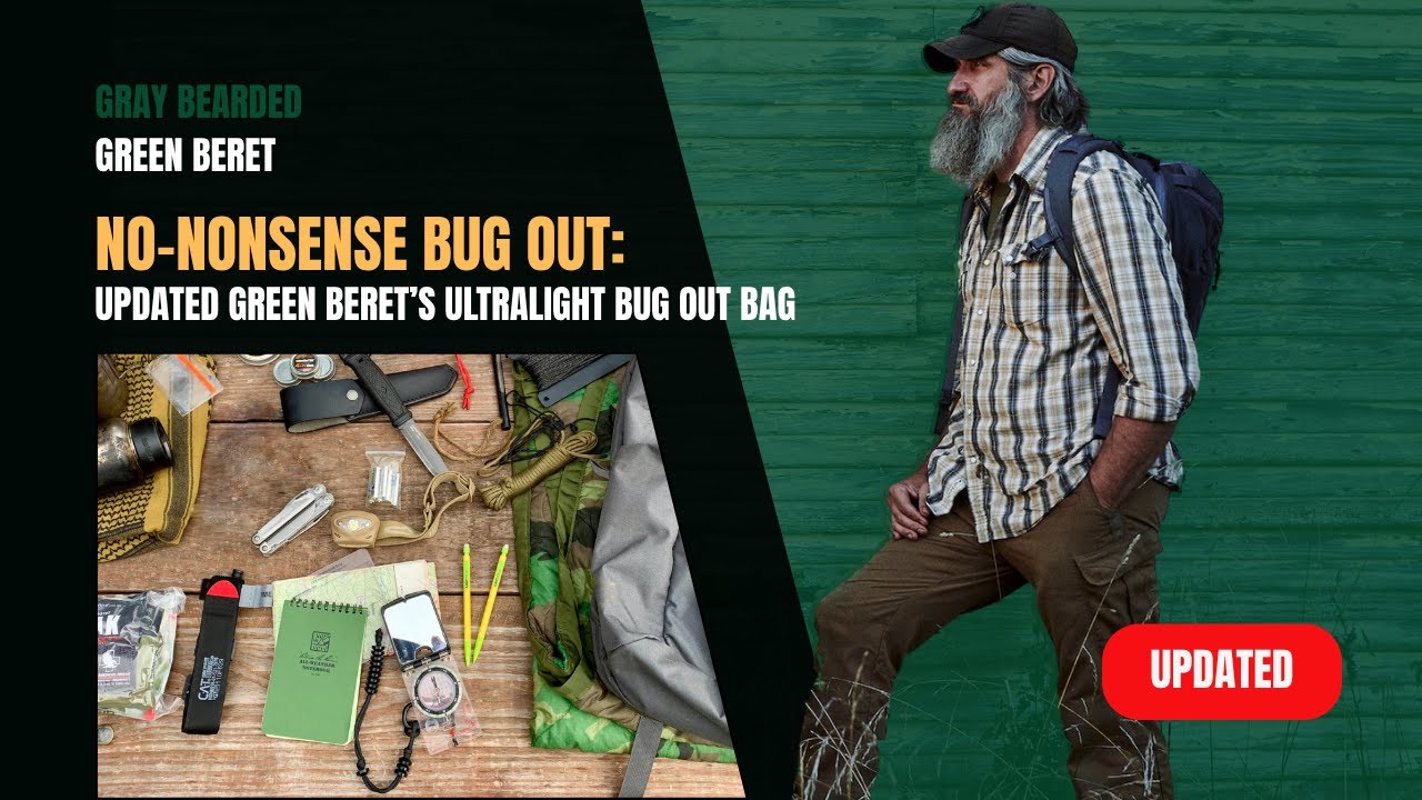 UPDATED! Green Beret's Ultralight Bug Out Bag with Gear Recommendations