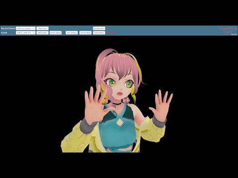 Blend shape receive test with VMC Protocol --ThreeDPoseTracker--