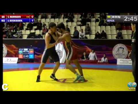GGP2013 / MAMMADOV Shahriyar (AZE) - BEISHEBEKOV Azat (KGZ) - GR 84 kg repechage match