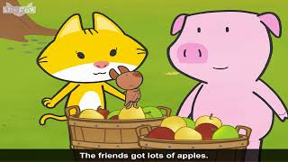 Bat and Friends 55  Picking Apples   Level 1   By Little Fox