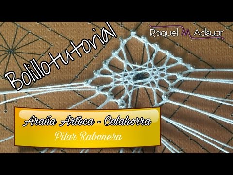 ARTECA Chandelier - ULRIKE 5 - Calahorra. Bobbin Lace Tutorial. Raquel M. Adsuar, Bobbin Lace Maker