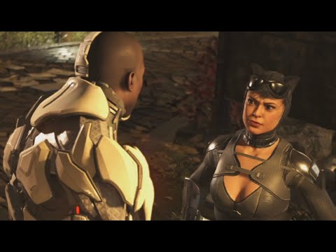 Injustice 2 - Gameplay Walkthrough Part 7 - Breaking and Entering | Cyborg & Catwoman