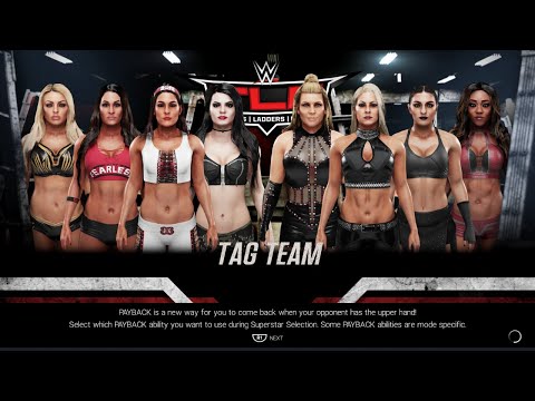 WWE 2K19 - The Bella Twins, Paige, & Mandy Rose vs. Maryse, Natalya, Sonya Deville, & Alicia Fox