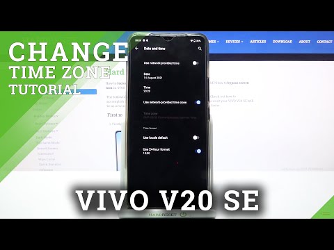 How to Change Date & Time on VIVO V20 SE - Manage Time Settings