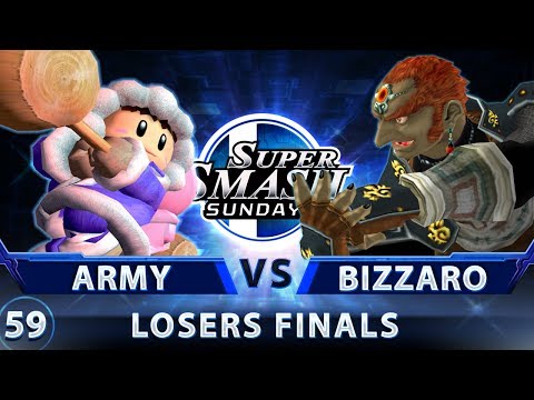 SSS 59 - ARMY (ICs) vs. Bizzaro Flame (Ganon) - SSBM Losers Finals - Smash Melee