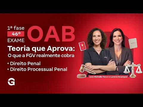 1ª fase do 46º Exame OAB | O que a FGV realmente cobra em Direito Penal e Direito Processual Penal