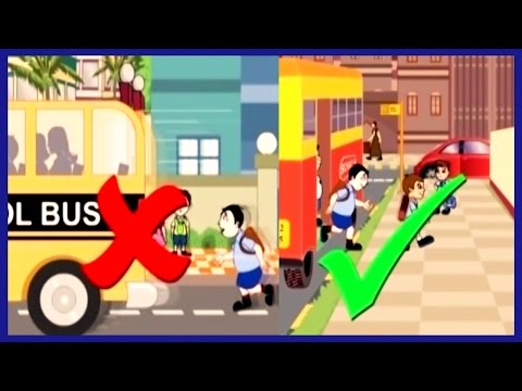 Road Safety For Kids | Kids Educational Video | Rhymes4Kids