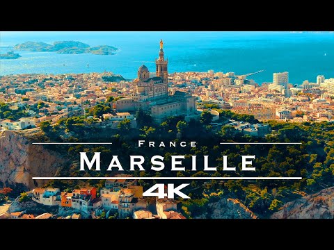Marseille, France 🇫🇷 - by drone [4K]