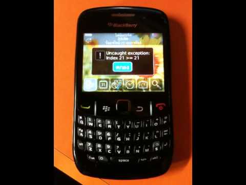 comment reparer blackberry error 523