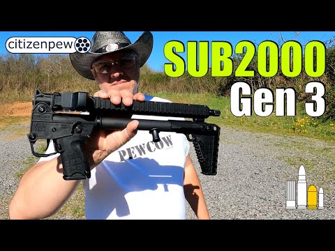 KEL-TEC Sub2000 Gen 3 First Shots