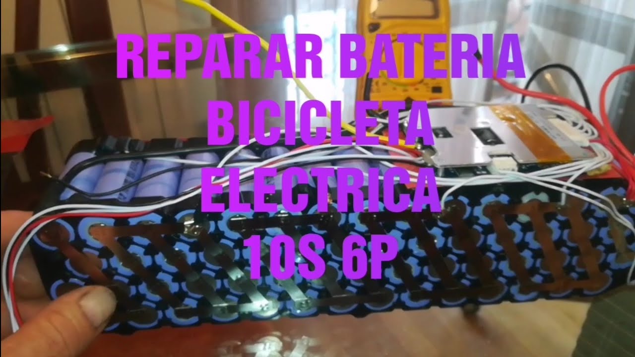 REPARAR BATERÍA BICICLETA ELÉCTRICA DE 36V que no carga. primera parte