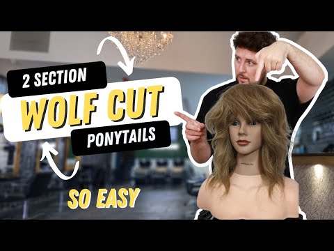 HOW TO Transform Your Hair into a Wolf Cut: Step-by-Step Guide in 2 Sections tiktok hair trend 2023