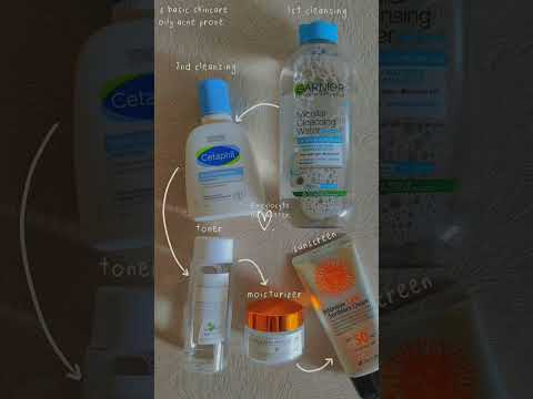 Oily acne skin care #samworld #shortsvideo #skincare #acne #koreanskin #oilyskincare