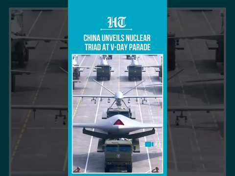 China Unveils Nuclear Triad for First Time at V-Day Military Parade | #shorts