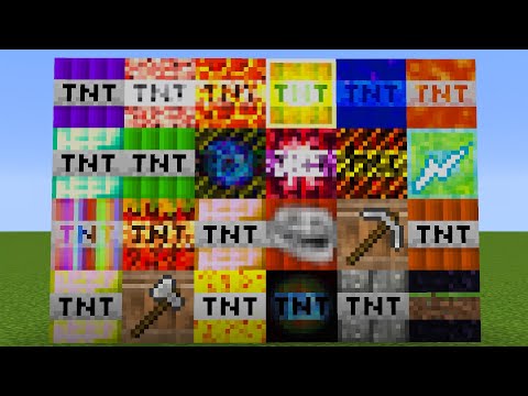 EPIC TNT MOD!! GIANT EXPLOSIONS & BLOCK BOMBS!