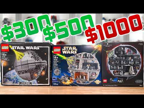 LEGO Star Wars UCS DEATH STAR Comparison! (2005, 2016, 2025 | 10143, 75159, 75419)