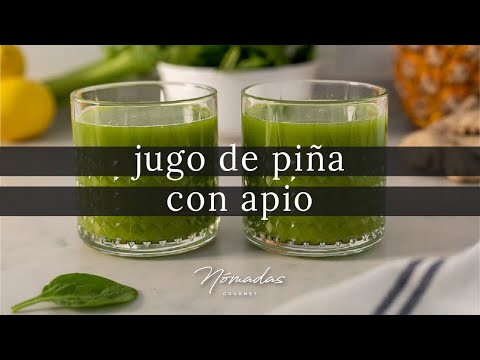 Jugo de Piña con Apio y Pepino: Bebida Detox Súper Efectiva