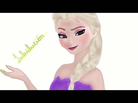 Elsa's version in The Little Mermaid #transformation #glowup #digitalart #frozen #thelittlemermaid