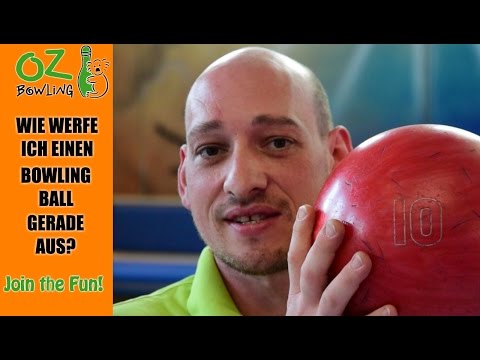 Bowling Tipps für Anfänger - Wie werfe ich einen Bowlingball gerade aus?