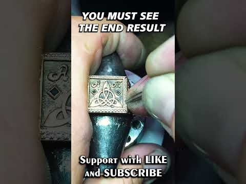 Gold Signet Ring Making Process