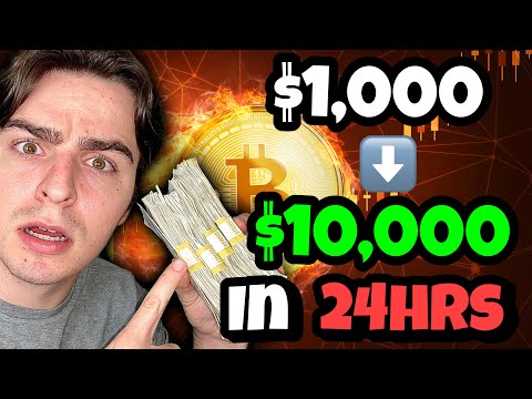 Turning $1,000 Into $10,000 In 24Hrs. [Trading Bitcoin]