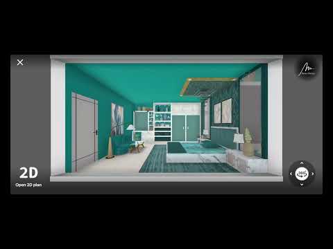 Unique bedroom design by Mahiya Habeeb, Hyderabad, India.