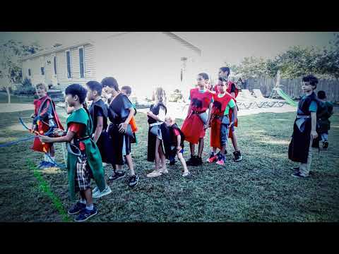 Medieval birthday party.