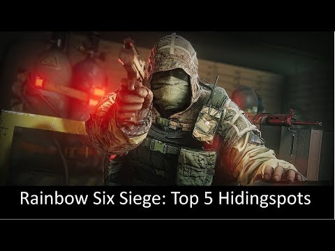 Top Hiding spots in CoastLine!!! (Rainbow Six Siege)