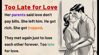 Too Late for Love ⭐ English Story for Beginners (A1–A2) ✅ Graded Reader Level 3