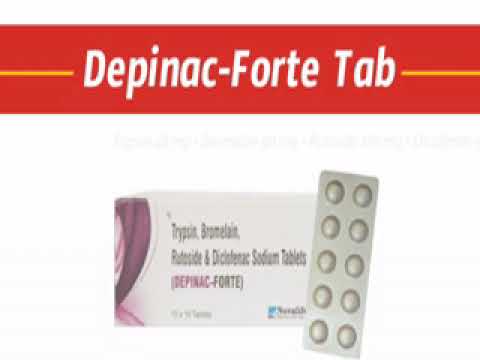 Trypsin, bromelain, rutoside & diclofenac sodium tablet