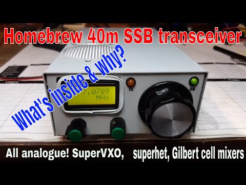 VK3HN: Tour of a 7MHz homebrew QRP SSB transceiver