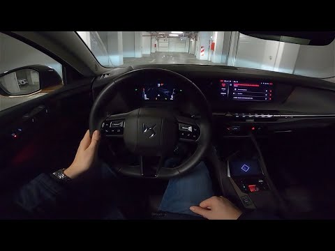 2023 DS 4 Cross [BlueHDi 130, EAT8] POV Driving at night (ambient light) #60 CARiNIK