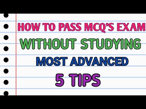HOW TO PASS MCQ'S EXAM WITHOUT STUDYING [5 Most Advanced Tips]#mcq#5tips