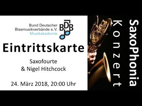SaxoPhonia-Konzert: Saxofourte und Nigel Hitchcok mit Libertango