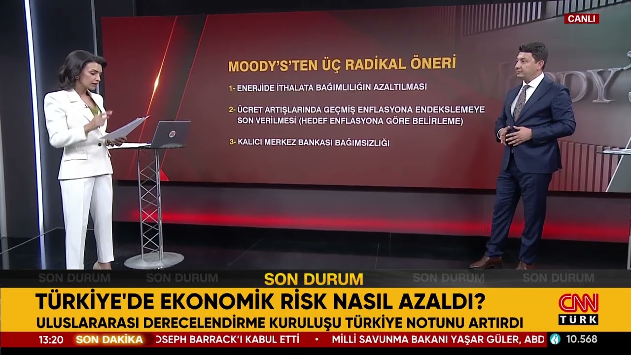 Türkiye'de Ekonomik Risk Nasıl Azaldı? Moody's'ten Üç Radikal Öneri...