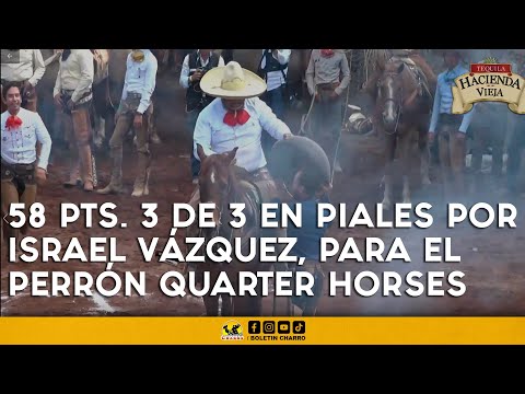 58 PTS. 3 DE 3 EN PAILES POR ISRAEL VÁZQUEZ, PARA EL PERRÓN QUARTER HORSES