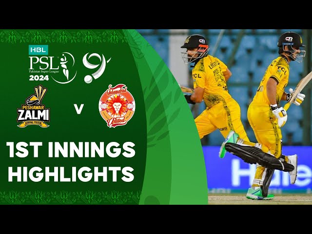 1st Innings Highlights | Peshawar Zalmi vs Islamabad United | Match 33 | HBL PSL 9 | M1Z2U