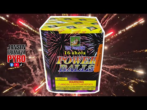 Power Balls 16 shots by Tiger Fireworks | Christmas Eve 2025 Philippines 