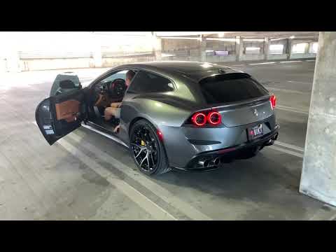 Ferrari GTC4 Lusso Capristo X-Pipe Parking Garage Startup + Revving