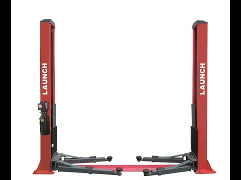 Launch 9K Floor Plate 2 Post Lift Features