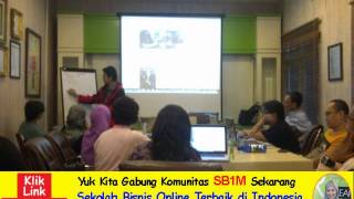 preview picture of video 'SB1M Sekolah Bisnis Online 1 Milyar Tanah Baru - Beji'