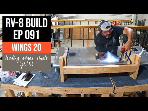 Van's RV-8 Build. Ep 091. Wings 20. Leading Edges Part 5