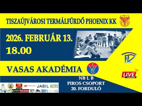 Tiszaújvárosi Termálfürdő Phoenix KK - Vasas Akadémia