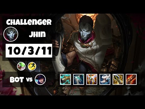 Jhin vs Caitlyn BR Challenger BOT (10/3/11) - v11.14